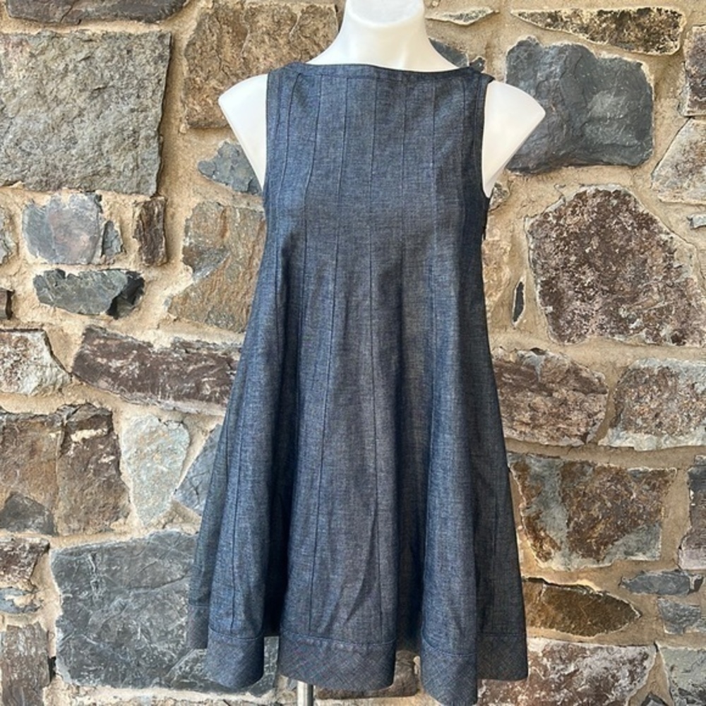 Theory dark blue denim dress size 2
